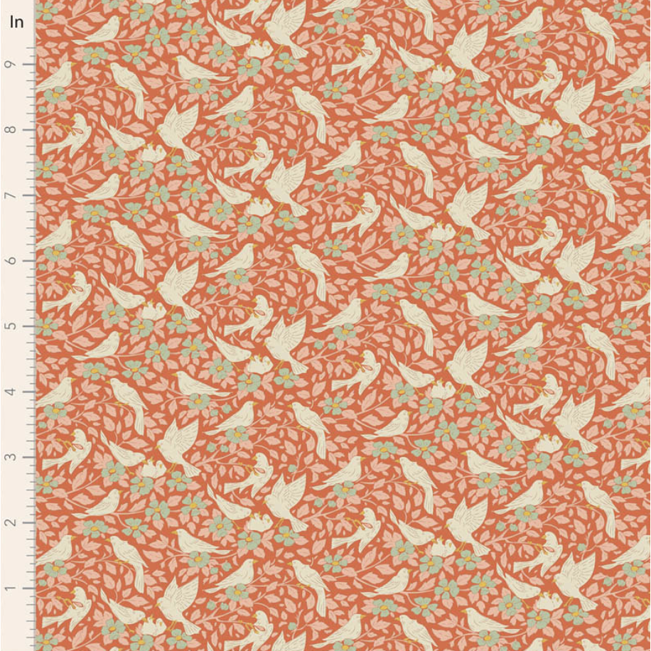 Tilda ~ Songbird ~ Ava TIL100644 Coral