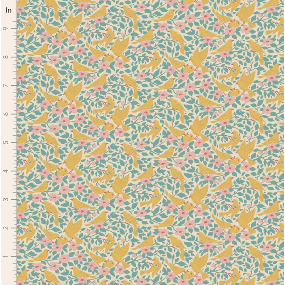Tilda ~ Songbird ~ Ava TIL100660 Teal