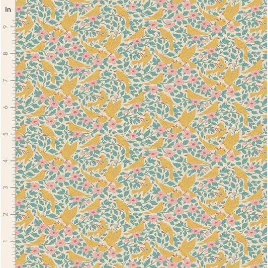 Tilda ~ Songbird ~ Ava TIL100660 Teal