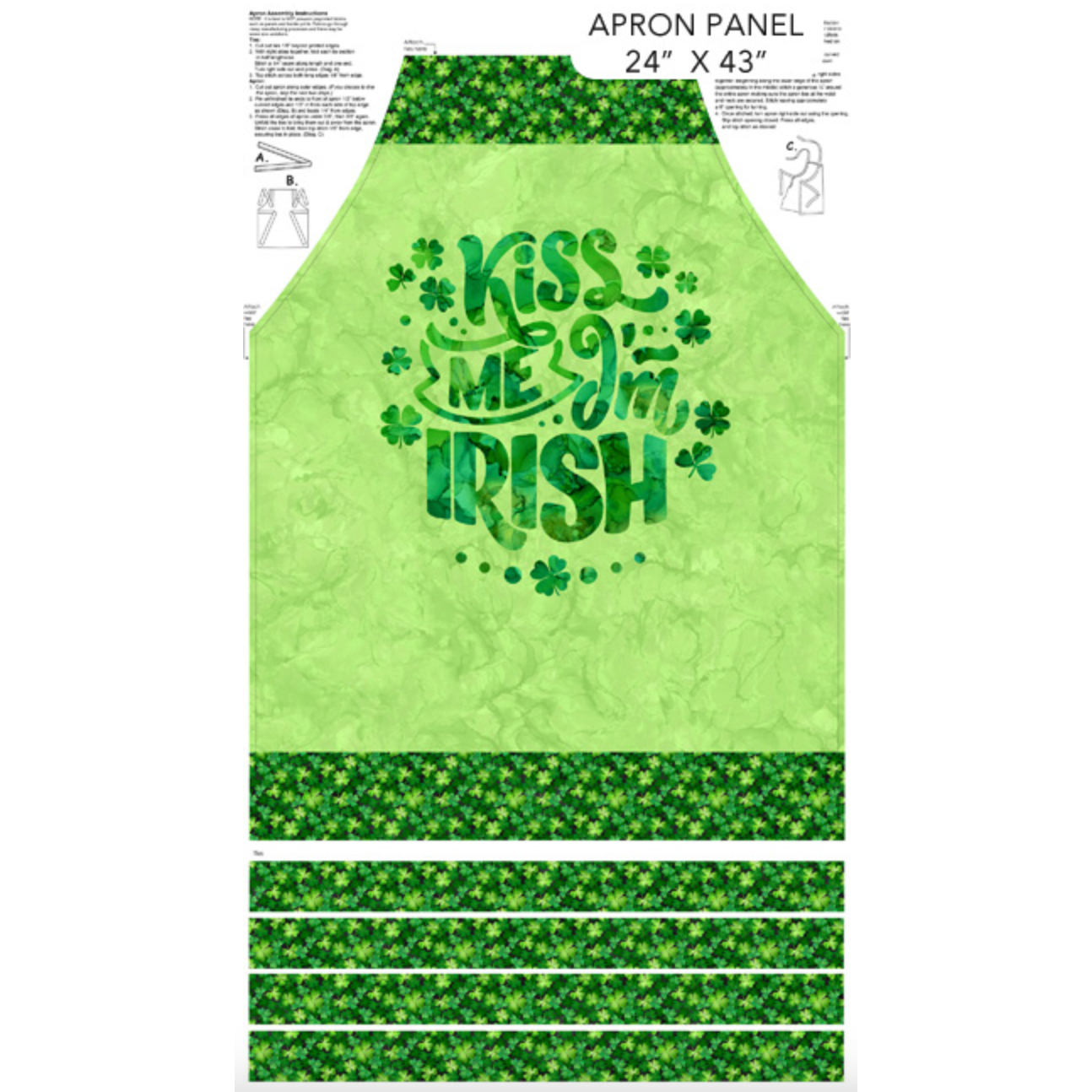 Shenanigans ~ Apron Panel ~ C28643-74