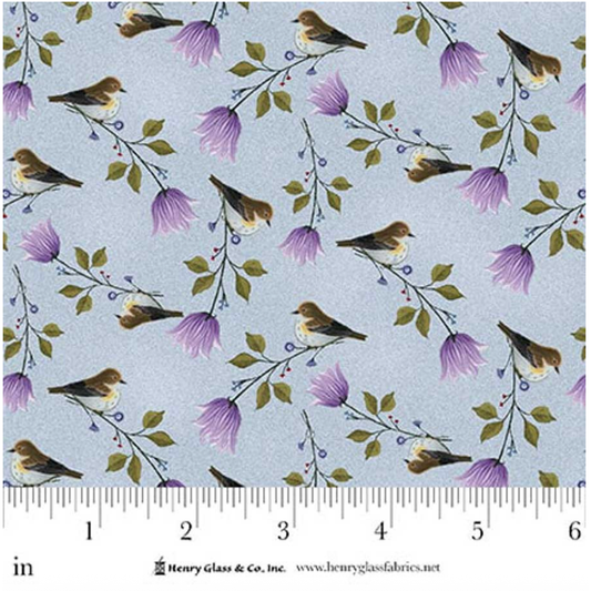 Serenade ~ Tossed Birds ~ 2146-11 Blue Bell