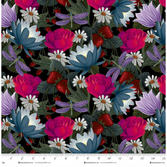 Serenade ~ Floral ~ 2150-99 Black