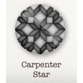 Patchwork Pendants | Carpenter's Star Scissor Fob