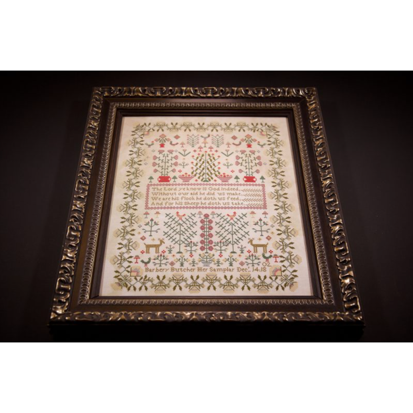 Hands Across The Sea Samplers | Barbery Butcher 1802 ~ d'Alger Floss Pack - 36 ct & 40 ct