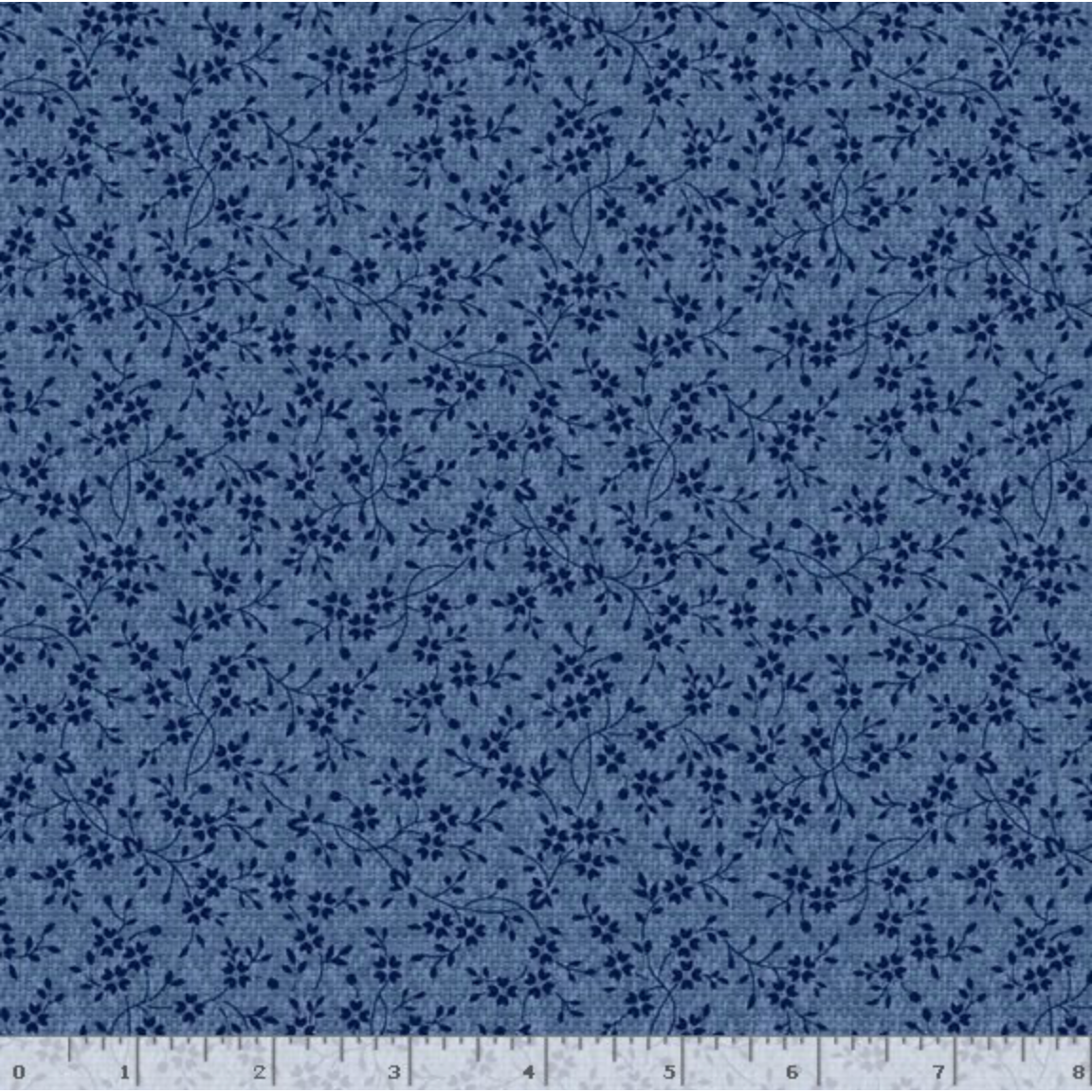 Liberty Island ~ Small Floral ~ ﻿﻿R261664D BLUE