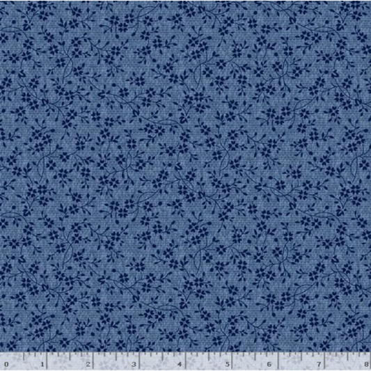 Liberty Island ~ Small Floral ~ ﻿﻿R261664D BLUE
