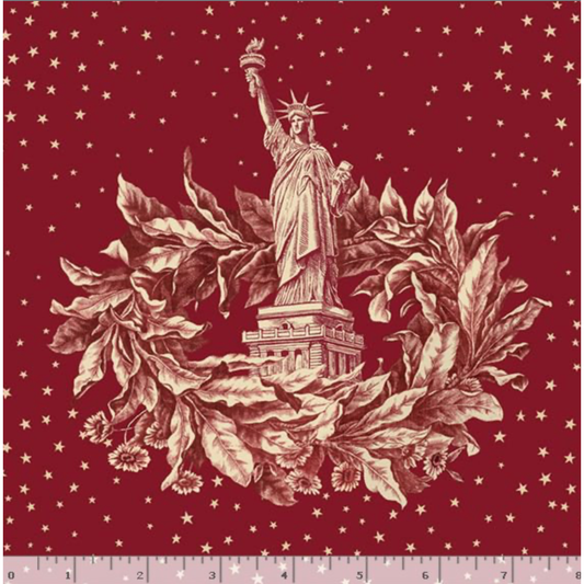 Liberty Island ~ Lady Liberty ~ ﻿﻿R261660D  RED
