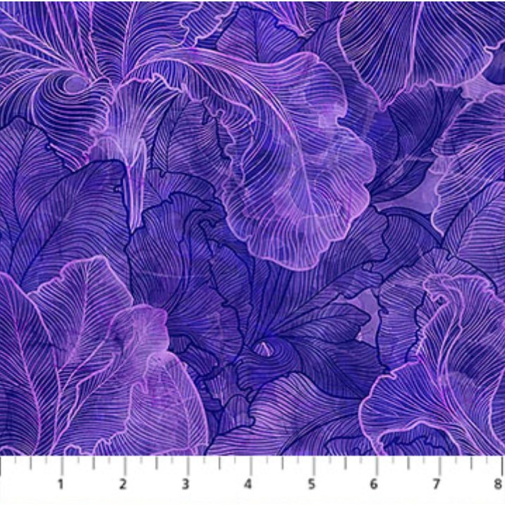 Infatuation ~ Iris Texture ~ DP28615-88 Purple