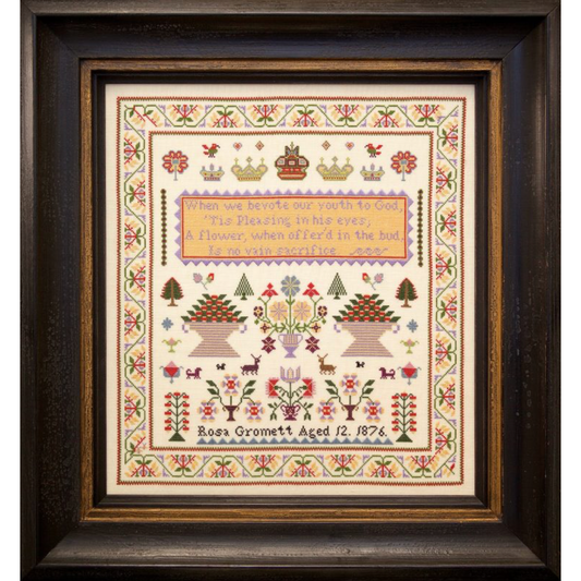 Hands Across The Sea ~ Rosa Gromett Just The Ticket Tabbycat Linen