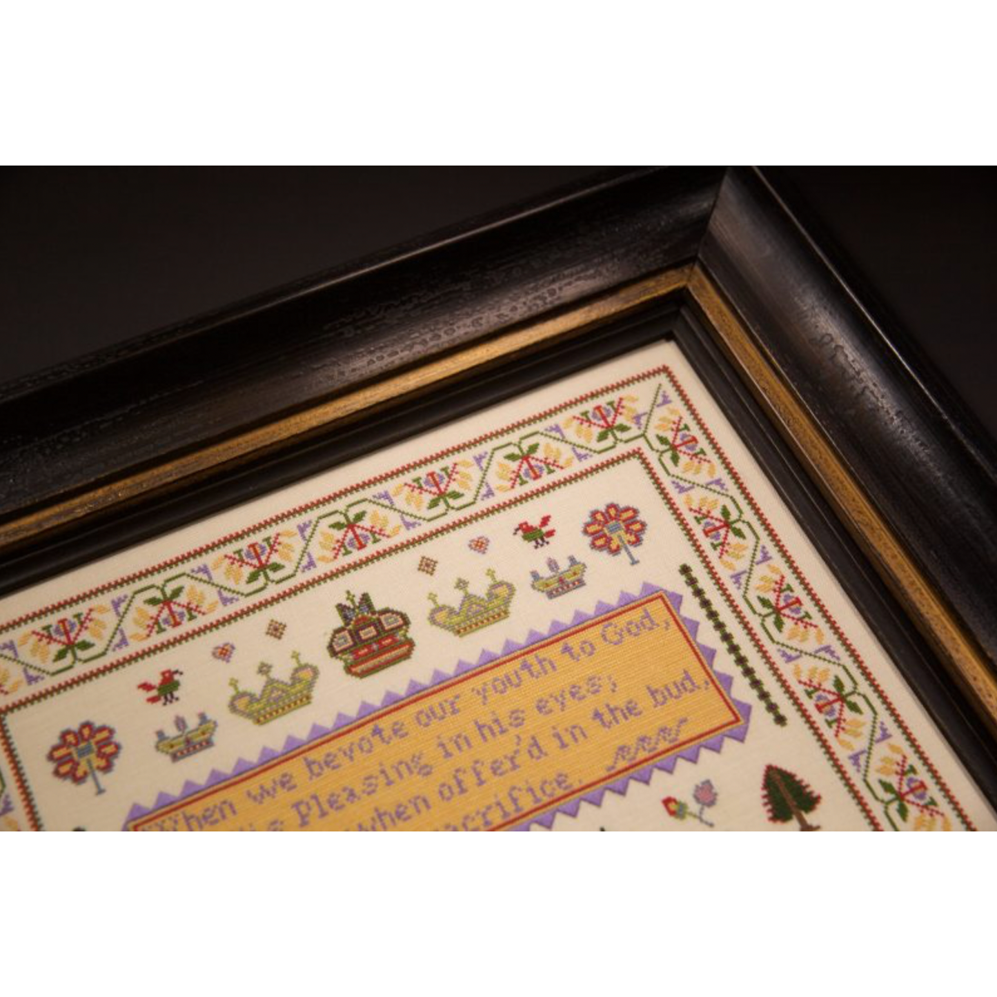 Hands Across The Sea ~ Rosa Gromett Just The Ticket Tabbycat Linen