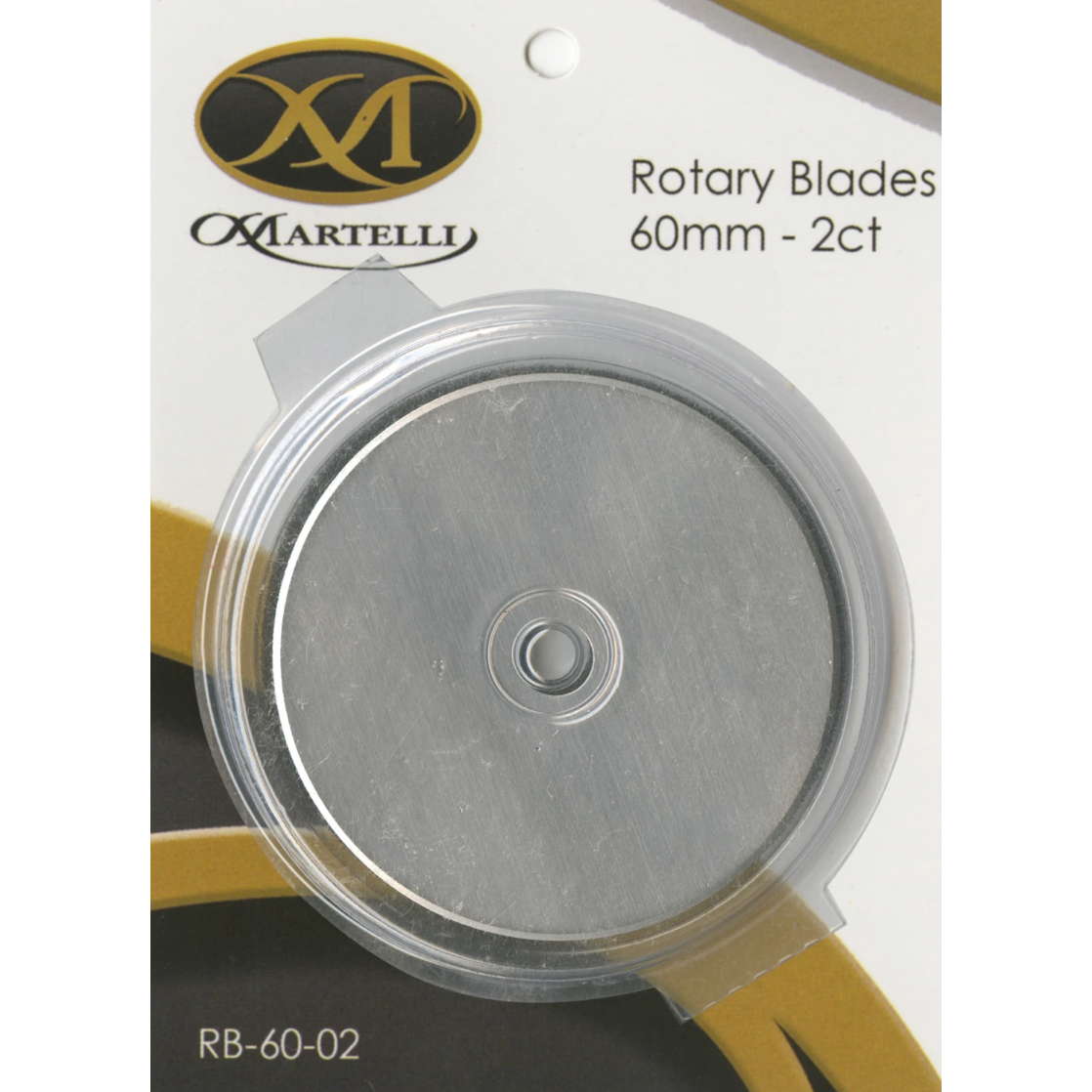 Martelli ~ 2 count - 60mm Rotary Replacement Blades