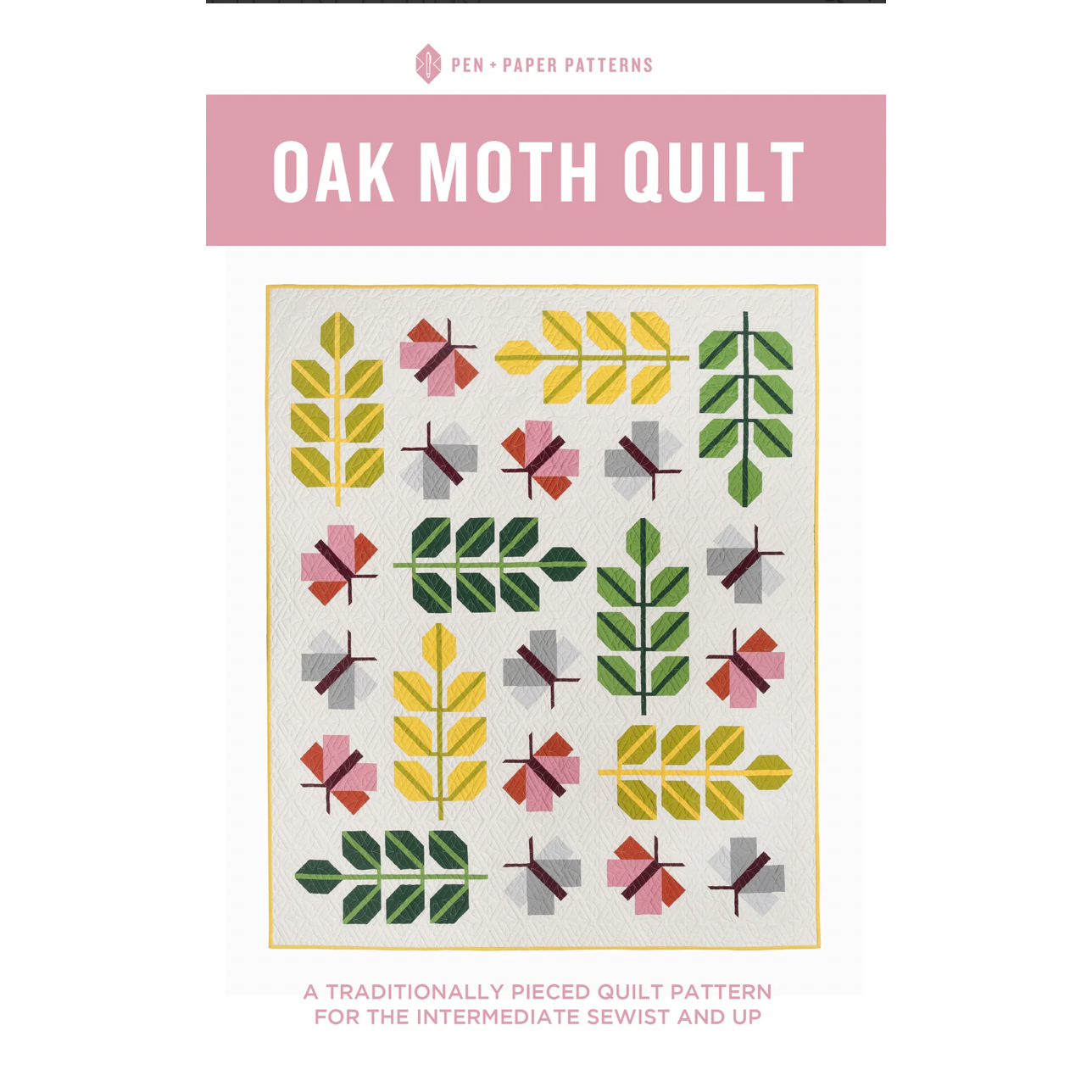 Pen + Paper Patterns ~ Oak Moth Quilt Pattern