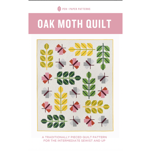 Pen + Paper Patterns ~ Oak Moth Quilt Pattern