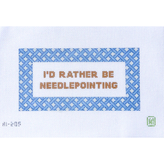 Allison Ivy Designs | I’d Rather Be Needlepointing