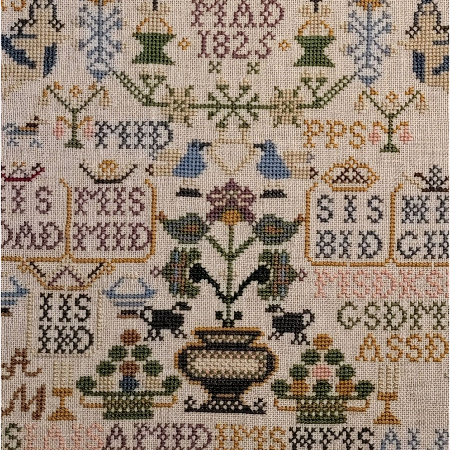 The Wishing Thorn | Ane Margrete Olsdatter 1810 Sampler Pattern