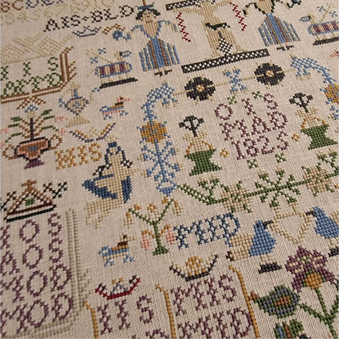 The Wishing Thorn | Ane Margrete Olsdatter 1810 Sampler Pattern