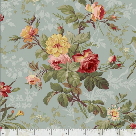 Katheen's Story ~ Medium Floral ~ R161751D BLUE