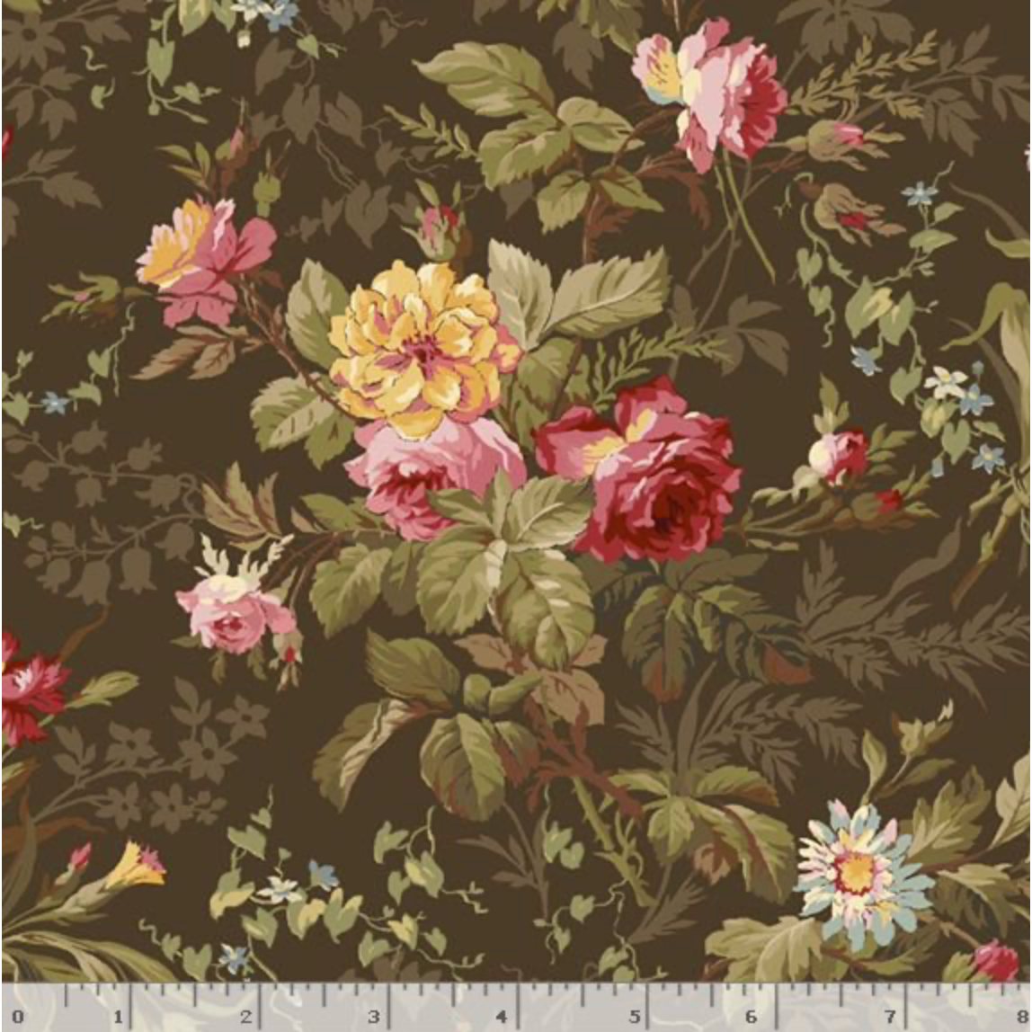 Katheen's Story ~ Medium Floral ~ R161751D BROWN