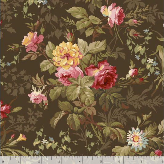 Katheen's Story ~ Medium Floral ~ R161751D BROWN