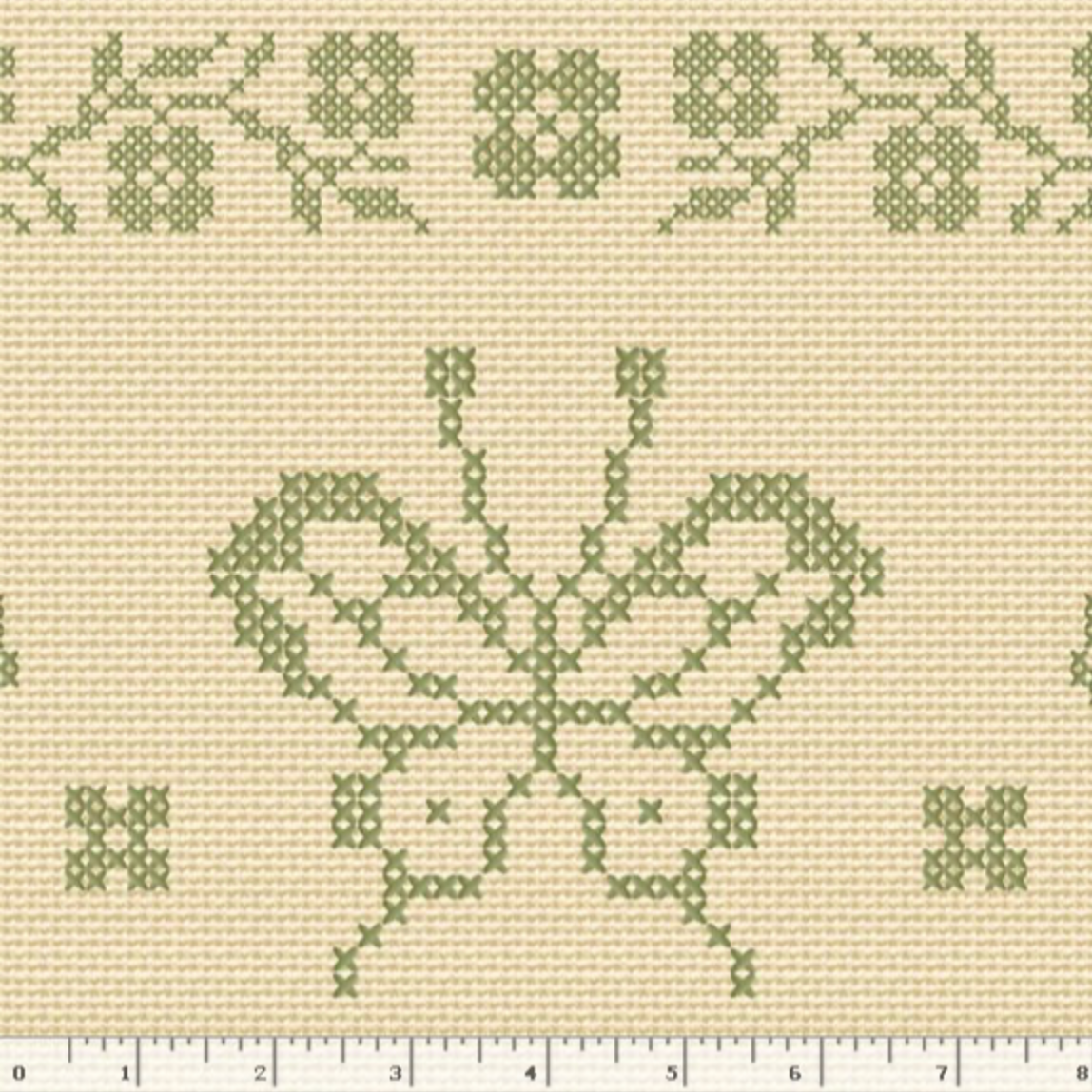 Katheen's Story ~ Crosstitch Panel ~ R161759P  SAGE