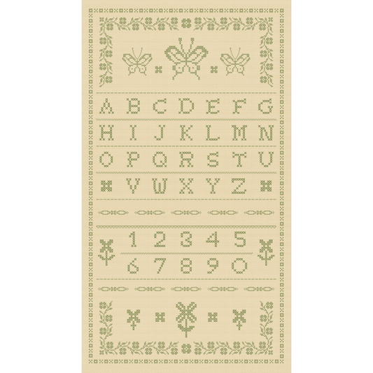 Katheen's Story ~ Crosstitch Panel ~ R161759P  SAGE