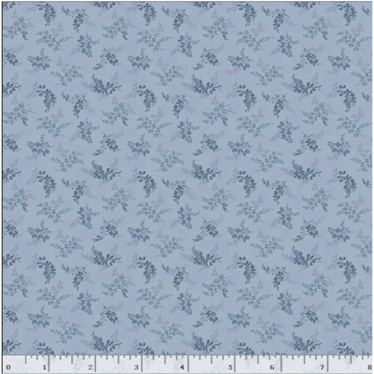 Grace Elizabeth ~ Sprigs ~ R101684D BLUE