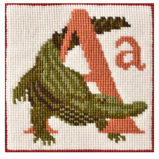 Elizabeth Bradley | Children's Letter Needlepoint Pillow Kit PRE-ORDER