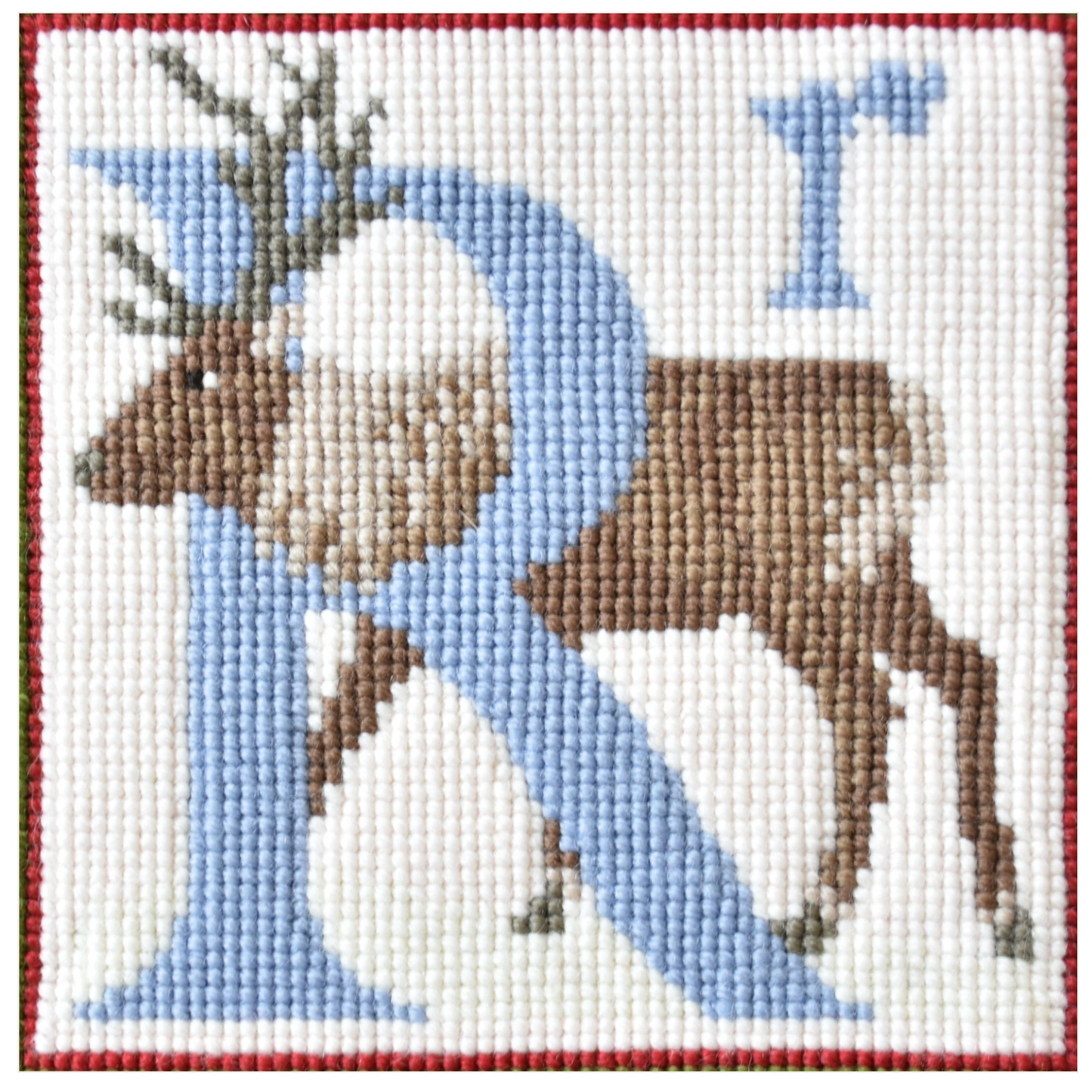 Elizabeth Bradley | Children's Letter Needlepoint Pillow Kit PRE-ORDER