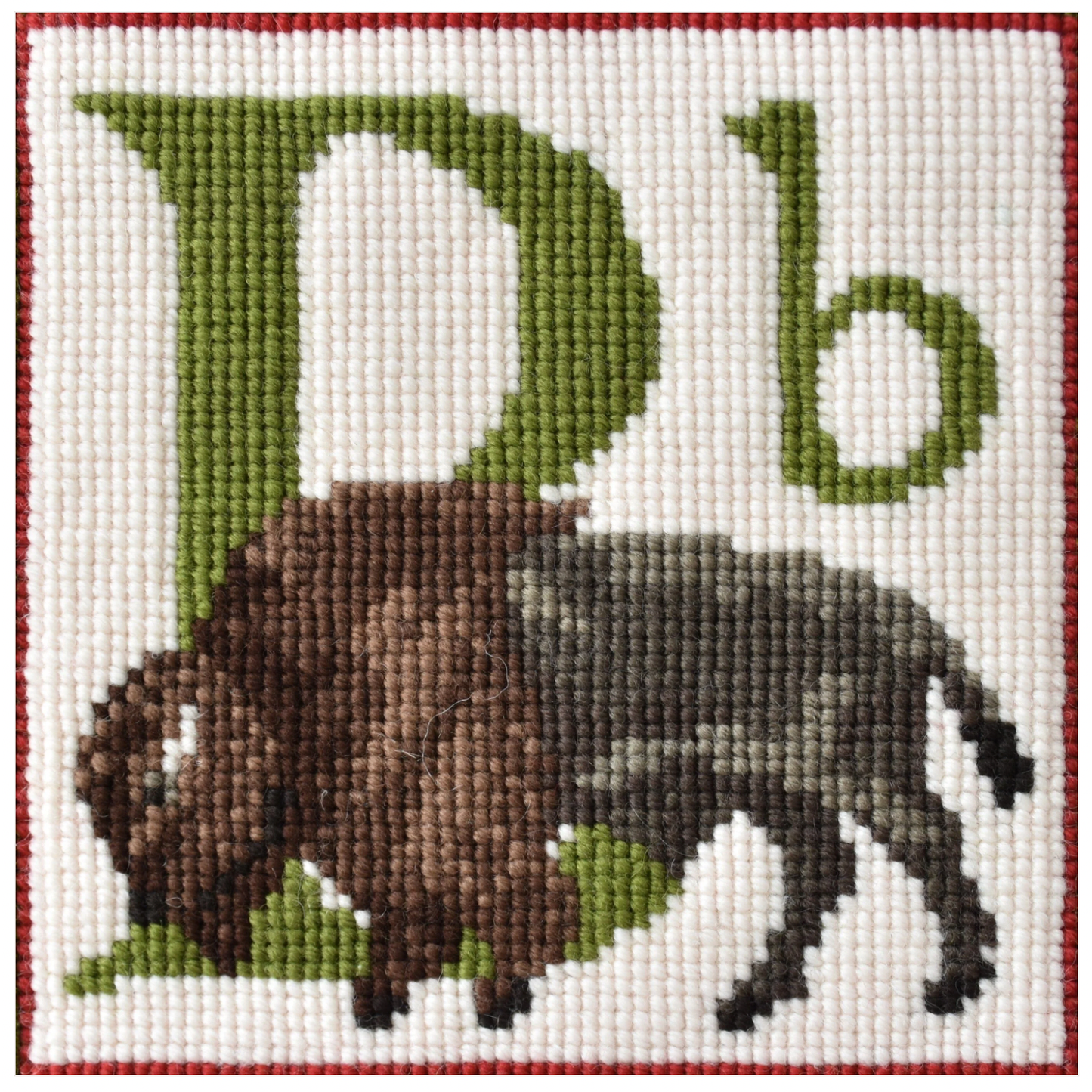 Elizabeth Bradley | Children's Letter Needlepoint Pillow Kit PRE-ORDER