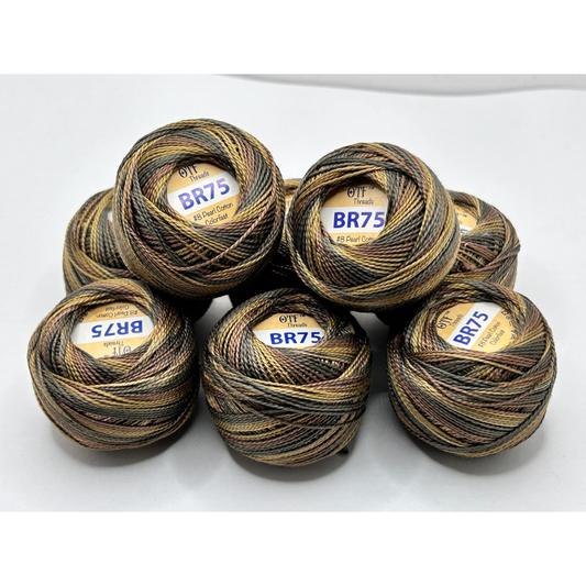 Old Tattered Flag Pearl BR75 ~ Log Cabin