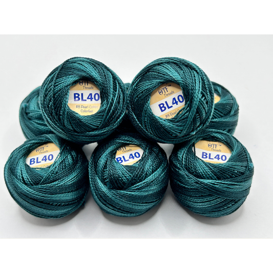 Old Tattered Flag Pearl BL40 ~ Teal