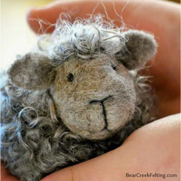 Bear Creek Felting | Black Sheep Needle Felting Kit – Hobby House
