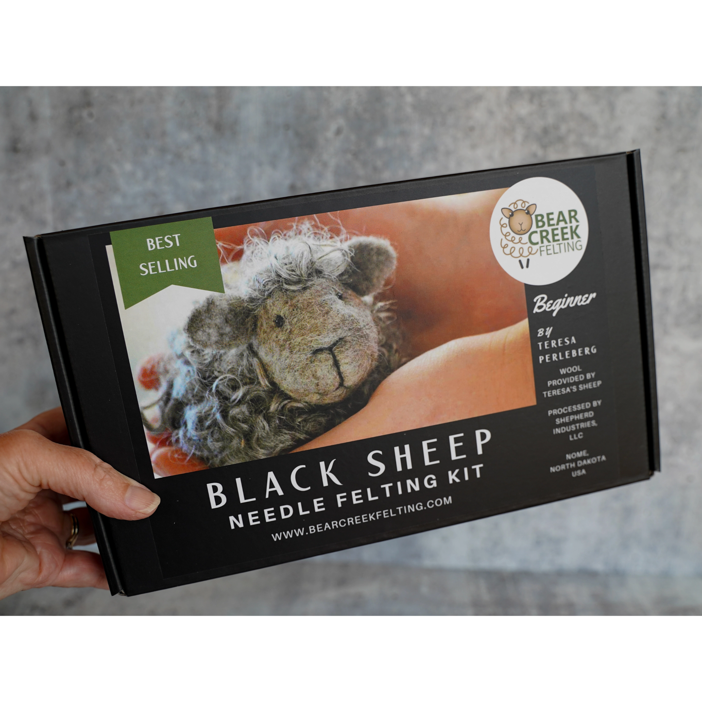 Bear Creek Felting | Black Sheep Needle Felting Kit