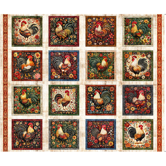 Rule the Roost ~ Rooster Picture Patches ~ 31498-E