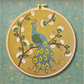 Corrine Lapierre | Flamboyant Peacock Appliqué Hoop Craft Kit