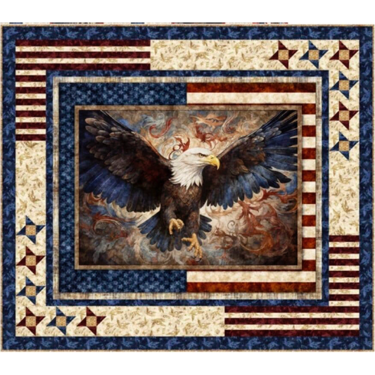 Pine Tree Country Quilt ~ Stars Around 1776 Quilt Kit