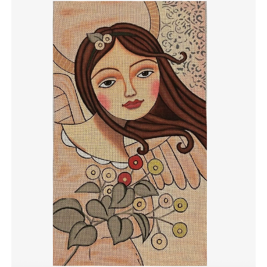 Love You More Needlepoint | Angels Bouquet