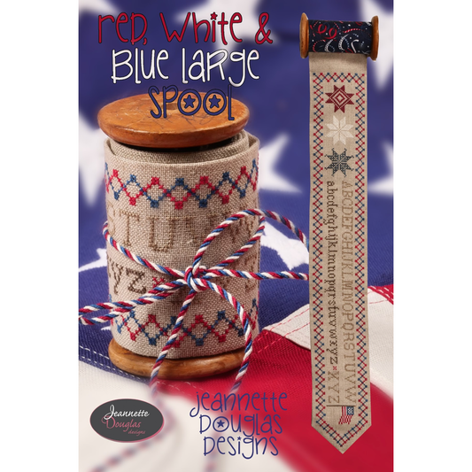 Jeannette Douglas Designs | Red, White & Blue Large Spool MARKET 2026