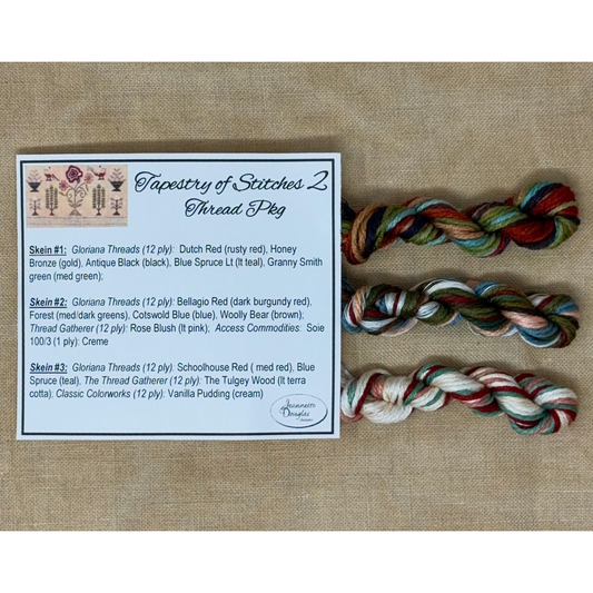 Jeannette Douglas Designs | Tapestry of Stitches 2 Thread Pack MARKET 2026