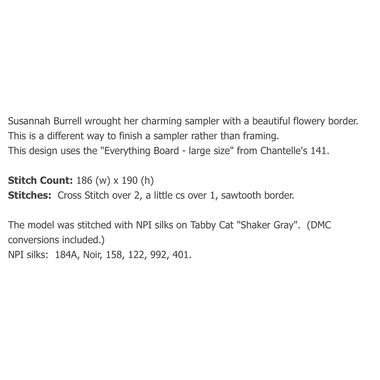 Olde Willow Stitchery | Susannah Burrell - 1826 MARKET 2026