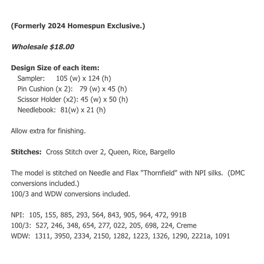 Olde Willow Stitchery |  Royal Thistle MARKET 2026