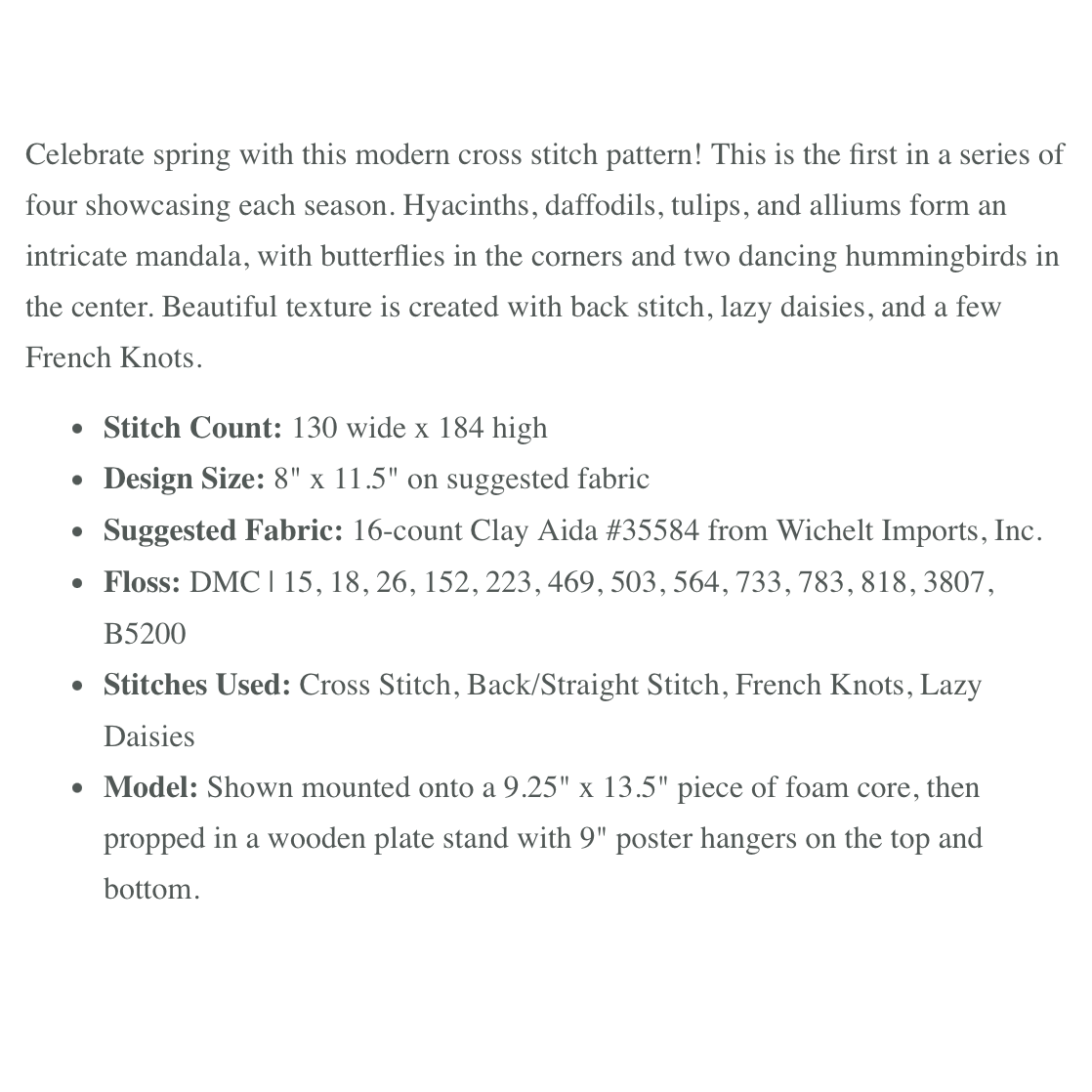 Counting Puddles | Spring Hummingbird Mandala MARKET 2026