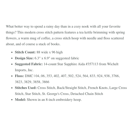 Counting Puddles | Springtime Sip + Stitch MARKET 2026