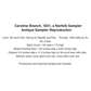 Cross Stitch Antiques | Caroline Branch, 1831 MARKET 2026