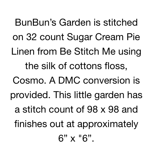 Luhu Stitches |  BunBun’s Garden MARKET 2026