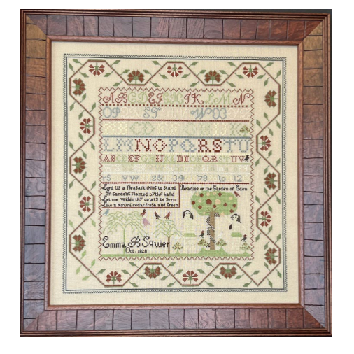 Queenstown Sampler Designs | Emma B. Squier 1828 MARKET 2026