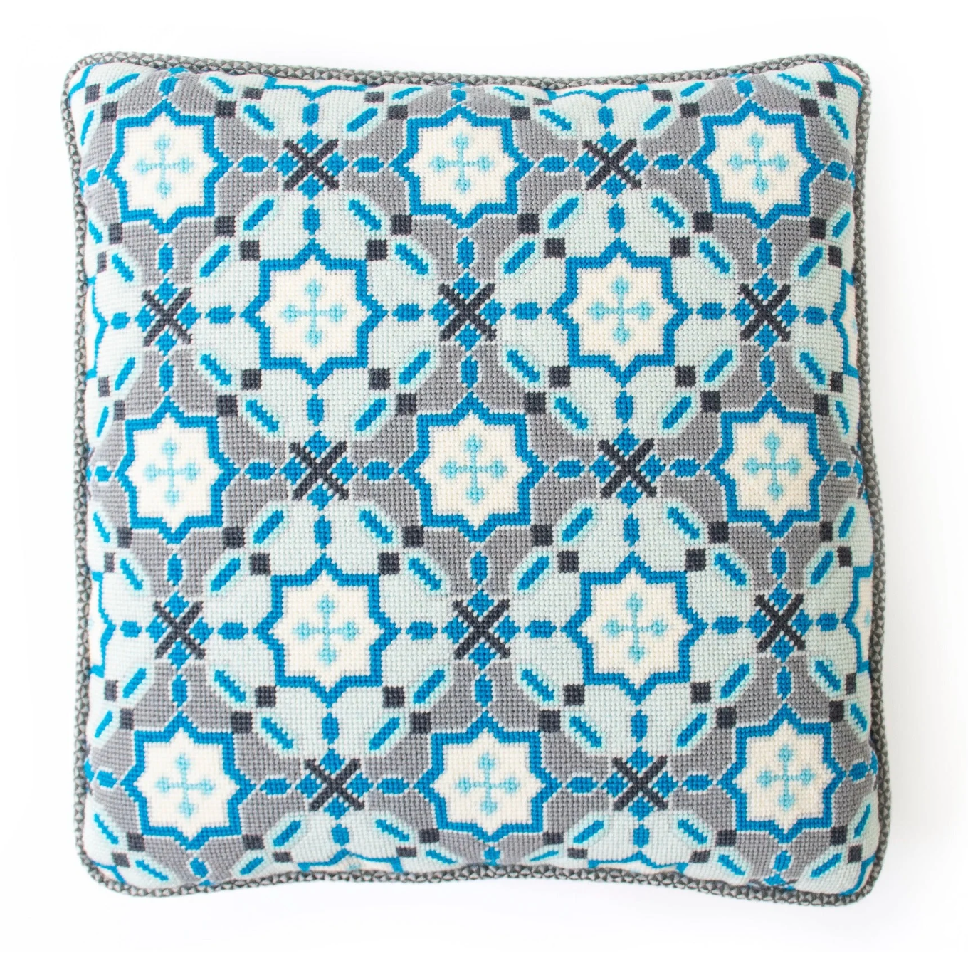 Needlepoint To Go | Morocco Blue Needlepoint Canvas