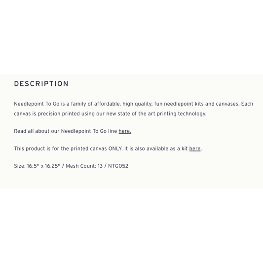 Needlepoint To Go | Nautical Rope Needlepoint Canvas