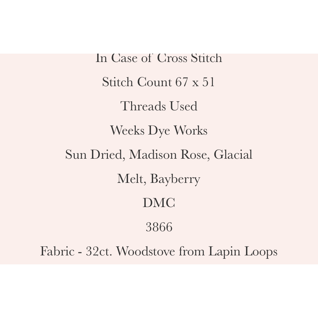 Lucy Beam | In Case of Cross Stitch MARKET 2026