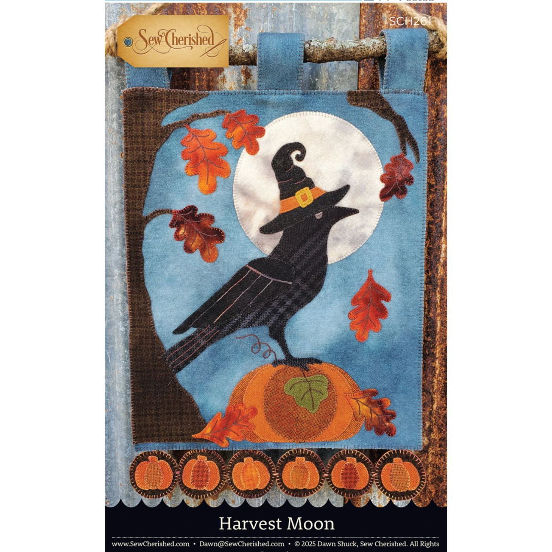Sew Cherished ~ Harvest Moon Wool Appiqué Pattern